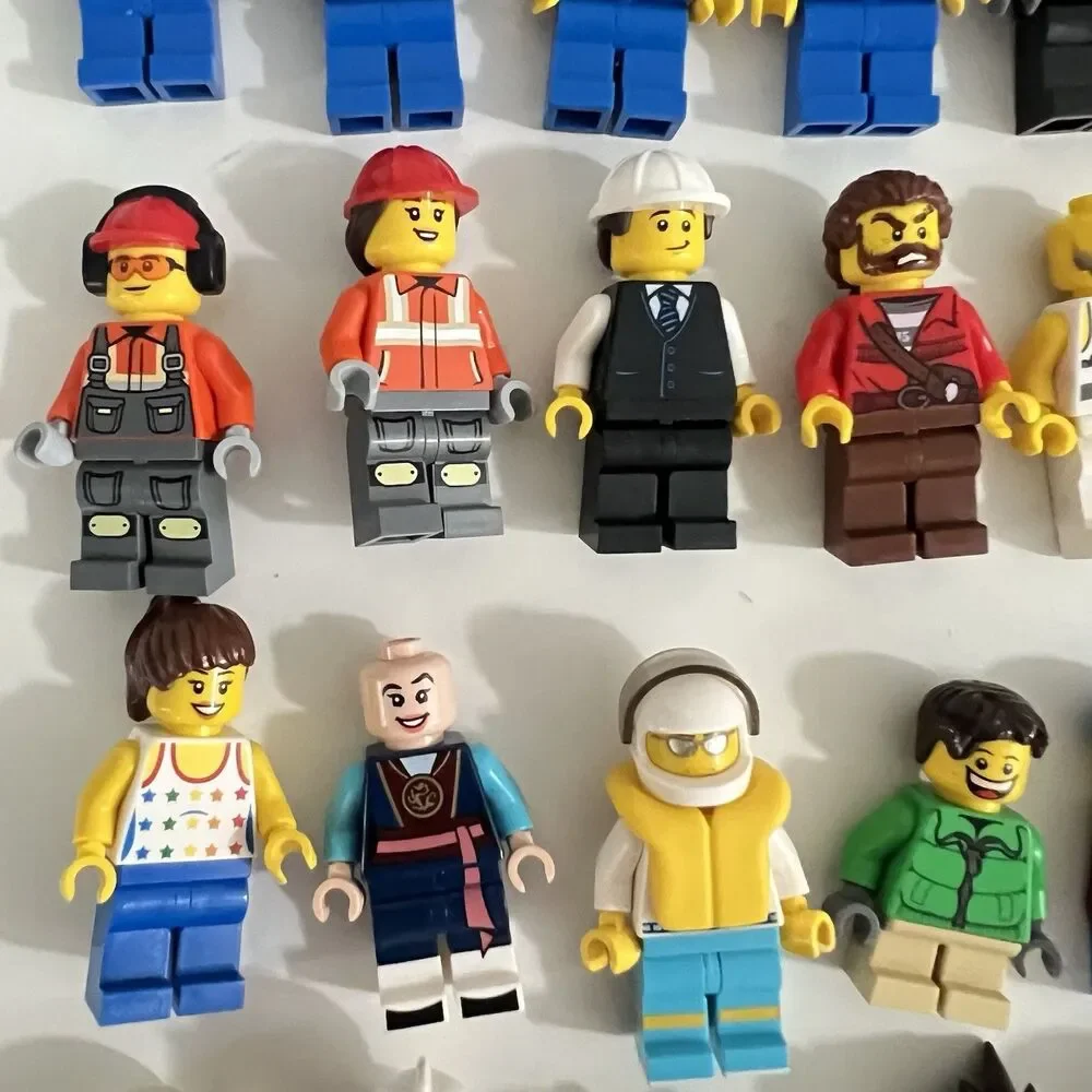 Authentic Lego Mini Figures Mix Lot  & Parts (50+ Mini Figures and Animals/Pets)
